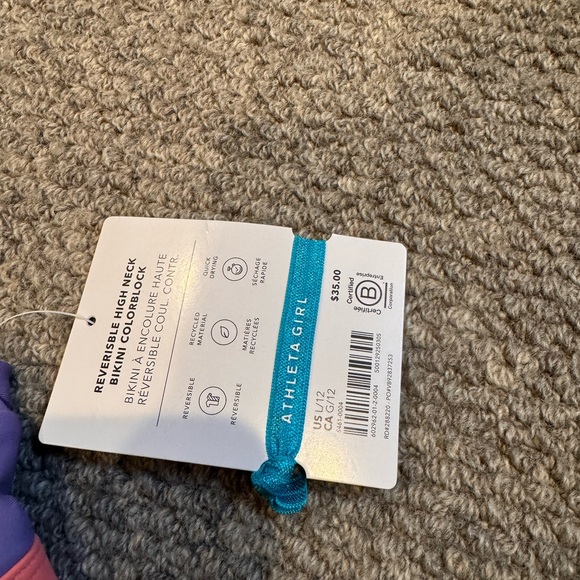 Athleta Girl Reverisble 
Colorblock Bikini - Picture 7 of 7